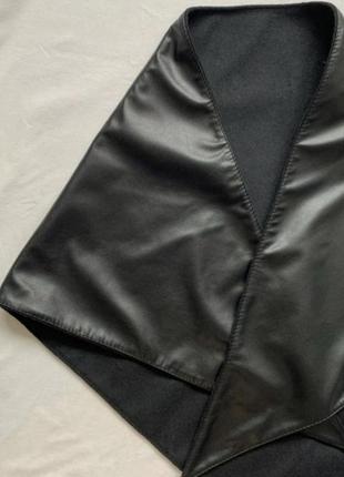 Эко-кожа косынка платок платочек эко кожа стильная тренд разные цвета косынка кожа...