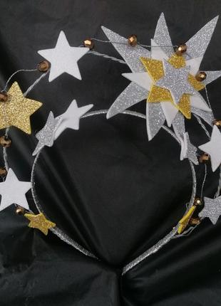Різдвяна зірка обруч обруч звезда корона для снежинки снежной королевы корона звезда1 фото