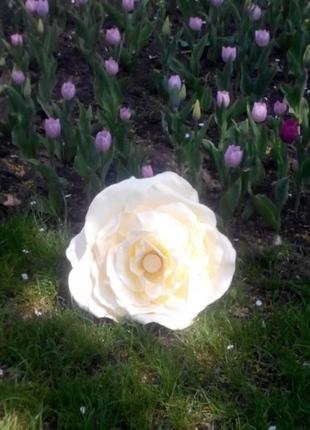 Светильник цветок роза бра люстра на жестком креплении5 фото