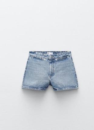 Джинсовые шорты от zara 38 р