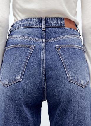 Стильні базові джинсі mom fit zara5 фото