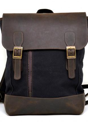 Рюкзак для ноутбука з канвас і шкіри гдс-3880-3md від tarwa1 фото