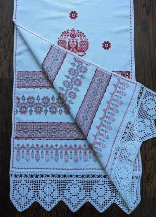 Вишитий весільний рушник для благословіння ручної роботи handmade2 фото