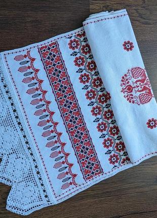 Вишитий весільний рушник для благословіння ручної роботи handmade3 фото