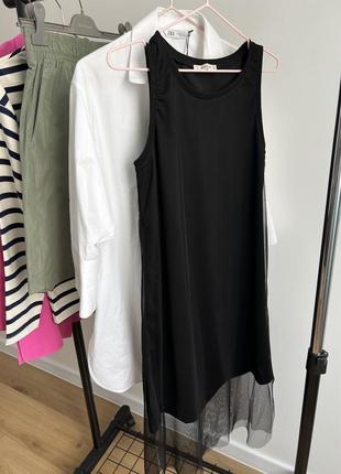 Плаття pull&bear / чёрное платье/ длине платье 2
