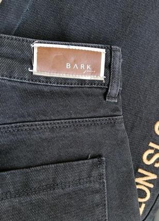 Неймовірно стильні круті тренди джинси кюлоти з написами вишивкою необроблений низ широка штанина еф8 фото