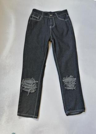 Джинси гребного хлопця 100 %бавовни, джинси без ізоляції поту 38 см виграють 51 см розтяжки на 53 см3 фото