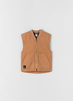 Жилетка коричневый