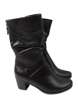Сапоги женские savio черные натуральная кожа