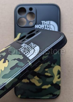 Чехол the north face для iphone 12 pro max (хаки/khaki)3 фото