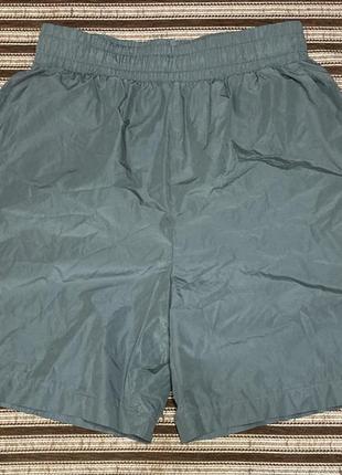 Шорти zara shorts пляжні/купальні оливкові/olive