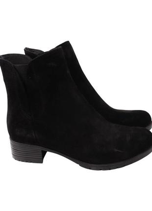 Ботинки женские new diamond черные натуральная замша