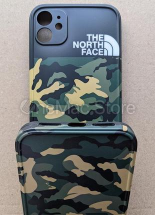 Чехол the north face для iphone 11 (хаки/khaki)4 фото