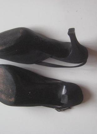 Летние туфельки с открытой пяткой италия,  состояние новых2 фото
