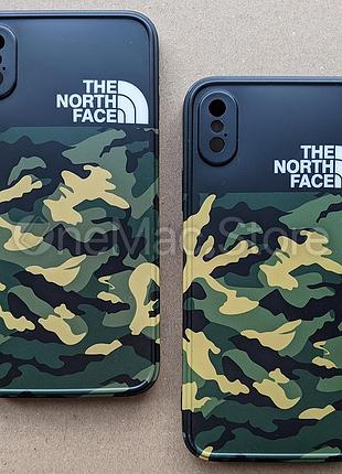 Чохол the north face для iphone x (хакі/khaki)