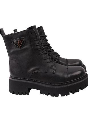 Ботинки женские li fexpert черные натуральная кожа