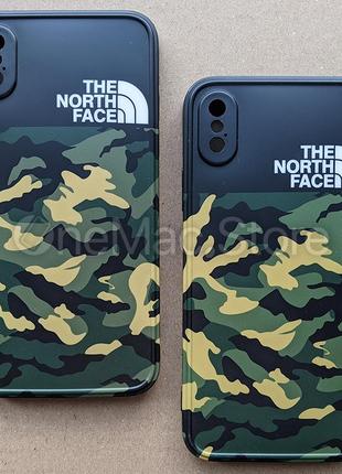 Чехол the north face для iphone xs (хаки/khaki)1 фото