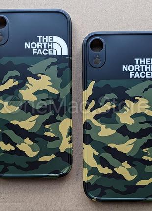 Чехол the north face для iphone xr (хаки/khaki)