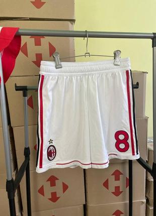 Мужские спортивные , футбольные  шорты  ac milan adidas