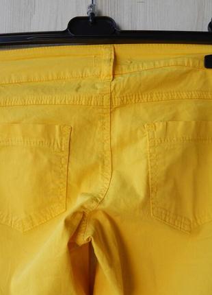 Літні жовті бабовняні брюки на шнуровці guarapo італія2 фото