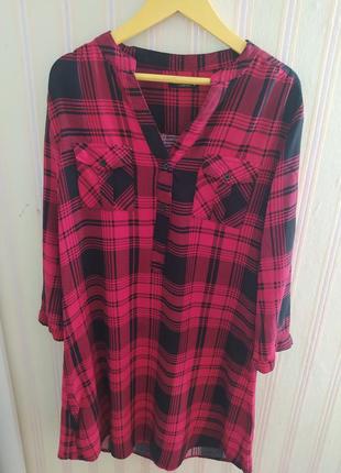 Сукня-сорочка в клітинку, m