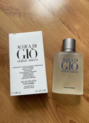 Giorgio armani acqua di gio pour homme (тестер) 100 ml.1 фото