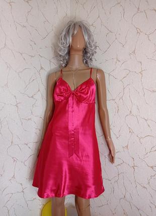 Ночнушка атлас на тонких брительках