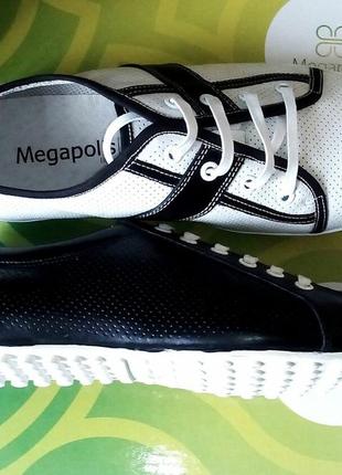 Распродажа остатков megapolis натуральная кожа кеды кроссовки туфли9 фото