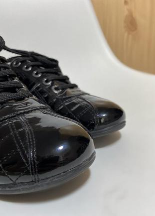 Черные кожаные кроссовки geox6 фото