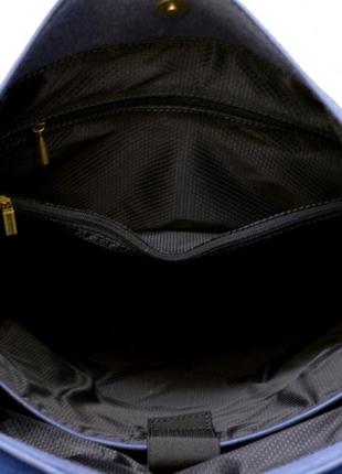 Рюкзак унісекс мікс тканини канвас і шкіри kk-9001-4lx tarwa4 фото