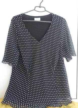 Блуза кофта шифонова велика р. євро 22