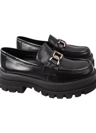Туфли женские oeego черные натуральная кожа