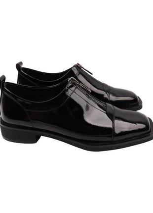 Туфлі жіночі angelo vani чорні натуральна лакована шкіра, 37