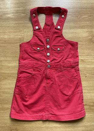 Джинсовий сарафан на дівчинку!