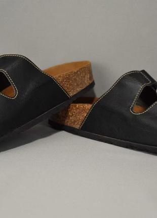 Fussbett leather шльопанці сланці сандалії босоніжки чоловічі шкіряні. італія оригінал 45-46 р/30 см3 фото