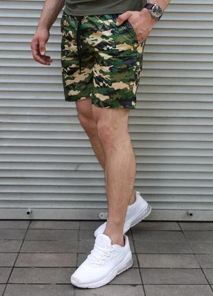 Камуфляжные мужские пляжные шорты | полиэстер4 фото