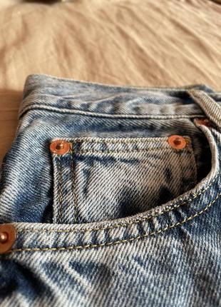 Чудові прямі світлі класичні повсякденні джинси mango denim розмір l5 фото