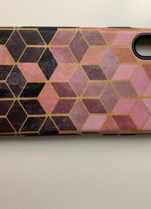 Чехол casely geo rose gold marble case на iphone x/xs6 фото