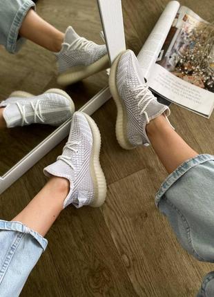 Жіночі літні текстильні кросівки adidas yeezy boost 350 v2 🆕 адідас ізі буст 35010 фото