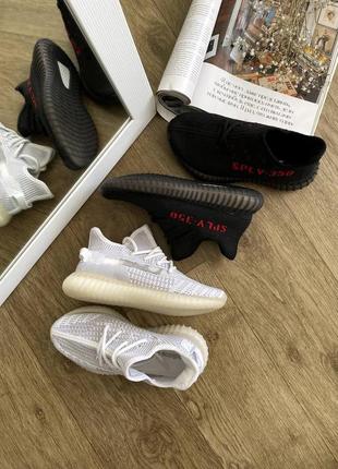 Жіночі літні текстильні кросівки adidas yeezy boost 350 v2 🆕 адідас ізі буст 3502 фото