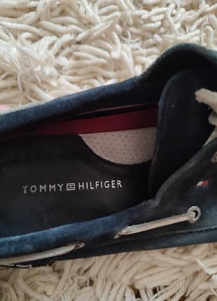 Туфлі, мокасини tommy hilfiger замшеві.супер стан5 фото