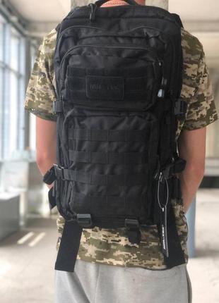 Рюкзак военный тактический штурмовой mil-tec чёрный германия3 фото