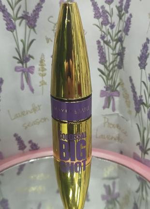 Туш для вій maybelline new york the colossal big shot 9.5 мл чорна