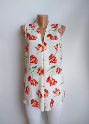 Блуза у квіти блузка з тюльпанами блуза george розпродаж розпродаж