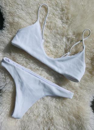 Купальник жіночий білий