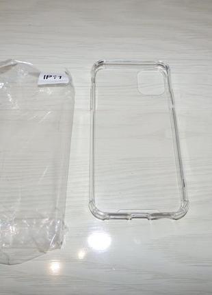 Прозорий чохол (протиударний) для iphone 11 clear case lux7 фото