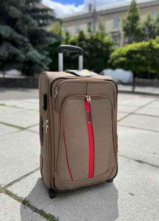 Валіза с розмір тканина на 2 колеса wings1 фото