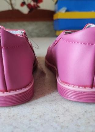 Дитячі ортопедичні закриті босоніжки дівчаткам р. 22,23,25,26,27 малинові, нові розпродаж