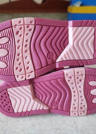 Дитячі ортопедичні закриті босоніжки дівчаткам р. 22,23,25,26,27 малинові, нові розпродаж