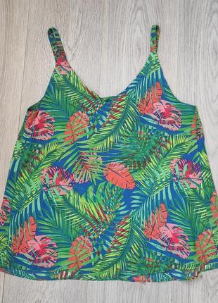 Літня майка з тропічним принтом

george